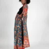 Natural Life Let's Go West Kaftan - Navy Red Floral Border -Natural Life Shop 1A2A0178 Edit a38930fd 99e3 4eee bd09 c98bf5b441d5 scaled