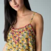 Natural Life Embroidered Harley Dress - Gold Floral -Natural Life Shop 1A2A0592 scaled