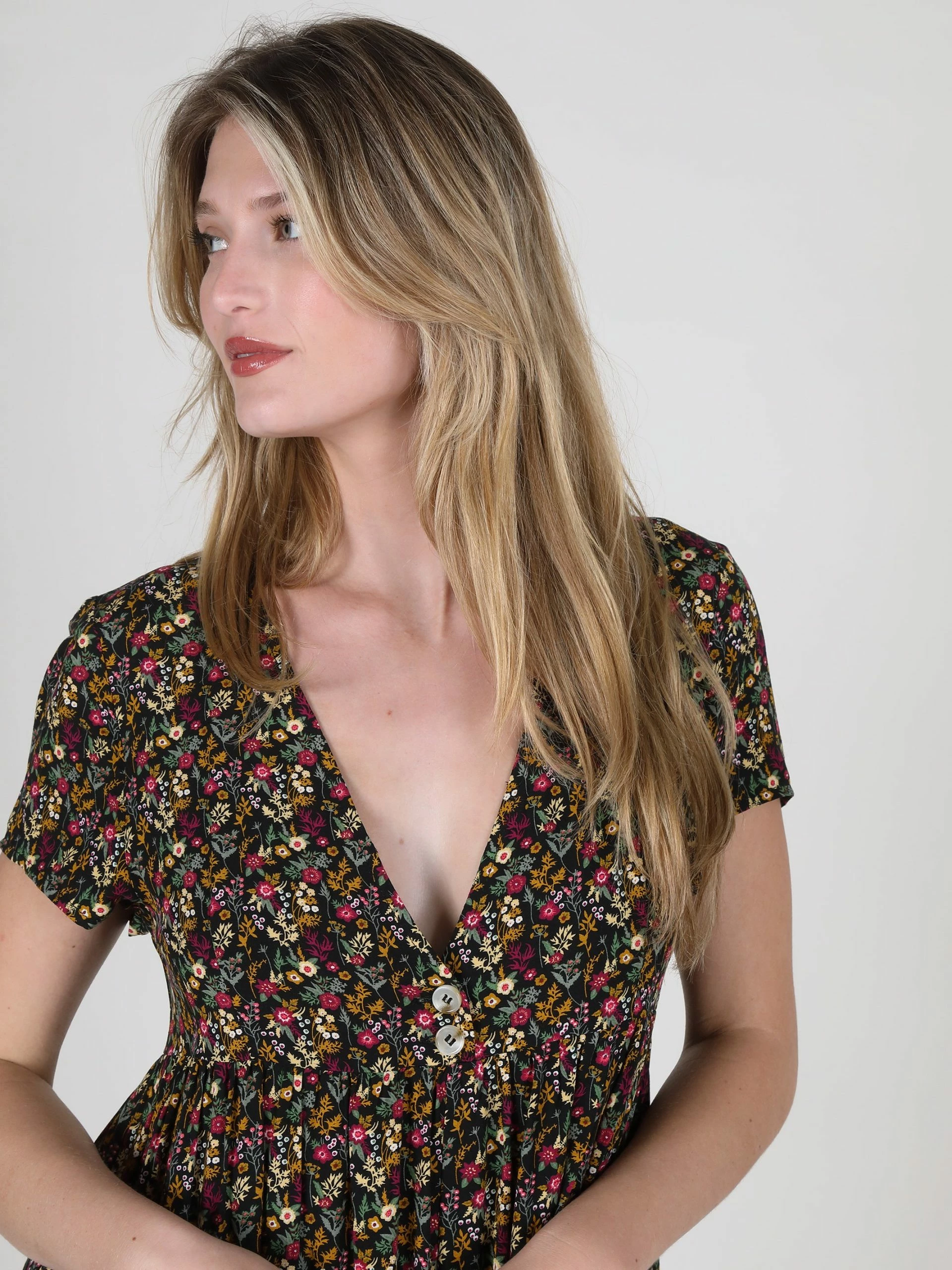 Natural Life Avery Wide-Leg Jumpsuit - Black Branches 7 Natural Life Avery Wide-Leg Jumpsuit - Black Branches - Image 5