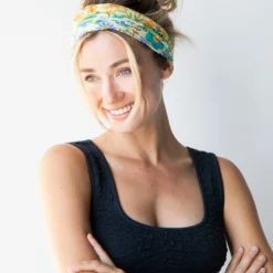 Natural Life Full Boho Bandeau® Headband - Rainbow Floral -Natural Life Shop 1A2A4325 scaled