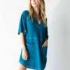 Natural Life Charlie V-Neck Dress - Lyon Blue 1 Natural Life Charlie V-Neck Dress - Lyon Blue -Natural Life Shop 1A2A4458 scaled