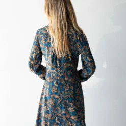 Natural Life Ansley Woven Tunic Shirt Dress - Paisley Floral -Natural Life Shop 1A2A4536 scaled