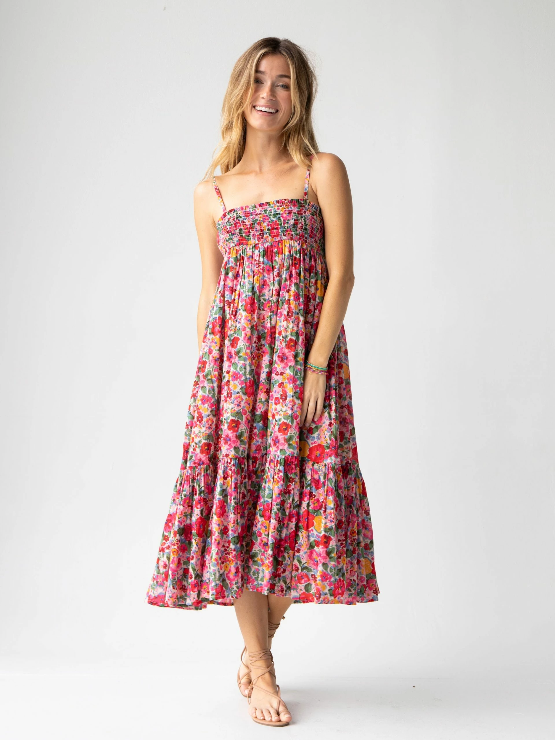 Natural Life Flora Convertible Skirt - Bright Pink Floral 8 Natural Life Flora Convertible Skirt - Bright Pink Floral - Image 6