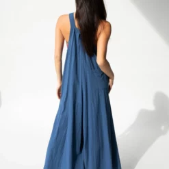 Natural Life Carrington Wide-Leg Jumpsuit - Washed Navy -Natural Life Shop 1A2A4736 scaled