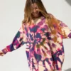 Natural Life Taylor Oversized Sweater - Sunrise Tie-Dye -Natural Life Shop 1A2A4945 scaled
