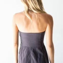 Natural Life Feelin' Alive Gauze Convertible Midi Skirt - Charcoal -Natural Life Shop 1A2A5519 scaled