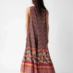 Natural Life Let's Just Go Wide-Leg Jumpsuit - Tan Border Print -Natural Life Shop 1A2A5556 scaled