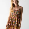 Natural Life Elizabeth Dress - Orange Pink Floral -Natural Life Shop 1A2A5651 scaled