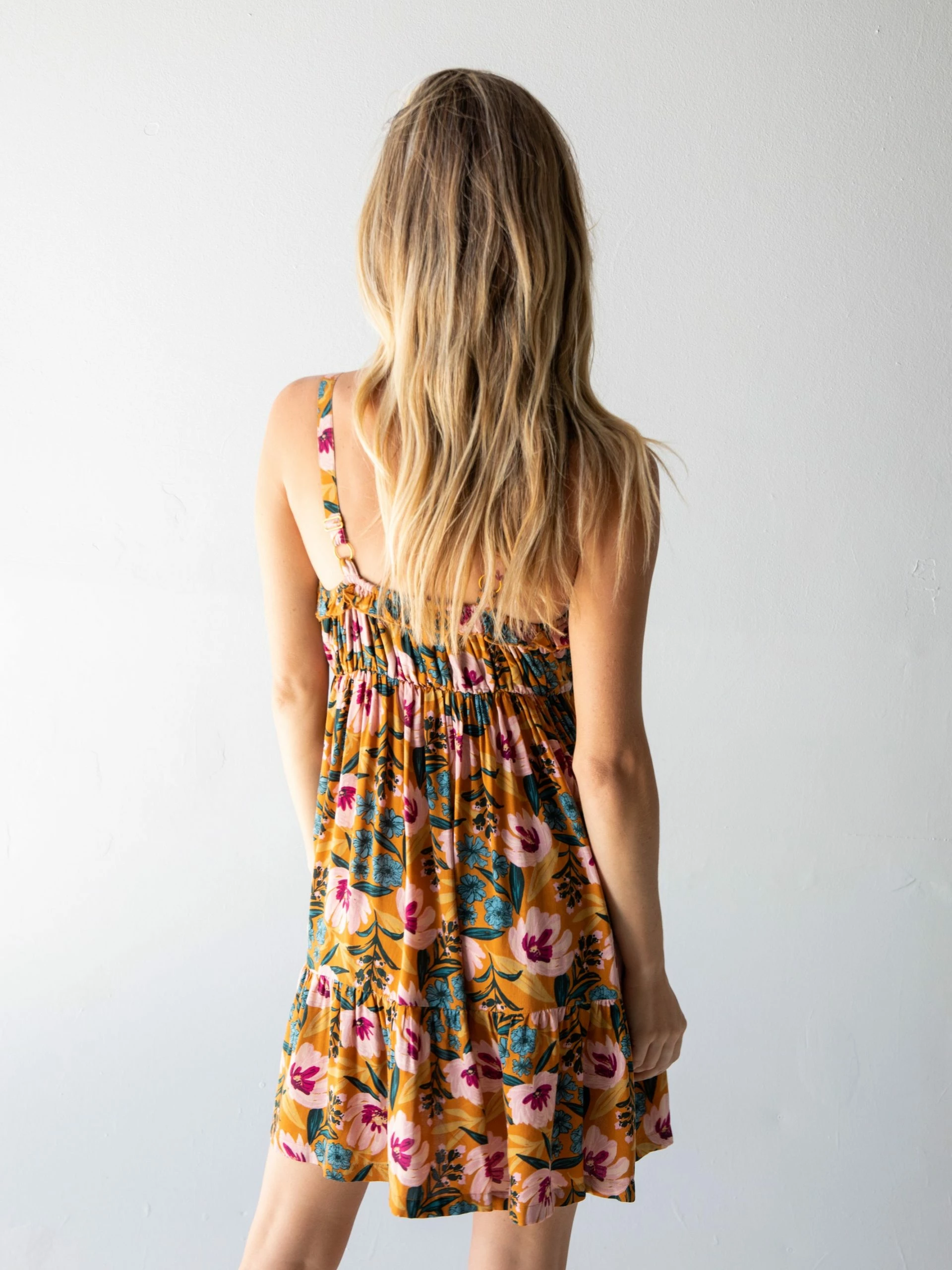 Natural Life Elizabeth Dress - Orange Pink Floral 6 Natural Life Elizabeth Dress - Orange Pink Floral - Image 4