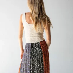 Natural Life Valentina Skirt - Black Rust Floral Mix -Natural Life Shop 1A2A5730 scaled