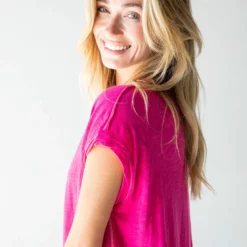 Natural Life Frankie Knit Tee Shirt Dress - Pink 10 Natural Life Frankie Knit Tee Shirt Dress - Pink -Natural Life Shop 1A2A5768 scaled