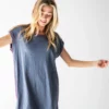 Natural Life Frankie Knit Tee Shirt Dress - Indigo 1 Natural Life Frankie Knit Tee Shirt Dress - Indigo -Natural Life Shop 1A2A5776 scaled