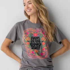 Natural Life Boyfriend Tee Shirt - Focus On The Good Stuff -Natural Life Shop 1A2A5876 scaled