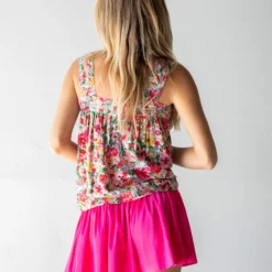 Natural Life Daisy Skort - Hot Pink -Natural Life Shop 1A2A5903 scaled