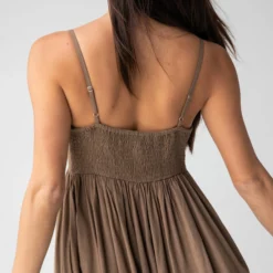 Natural Life Bailey Maxi Dress - Mushroom -Natural Life Shop 1A2A5990 scaled