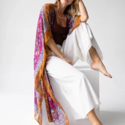 Natural Life Kelsey Kimono - Purple Mustard Mandala -Natural Life Shop 1A2A6063 20copy scaled