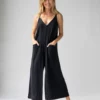 Natural Life Chelsea Cotton Jumpsuit - Black -Natural Life Shop 1A2A6279 scaled