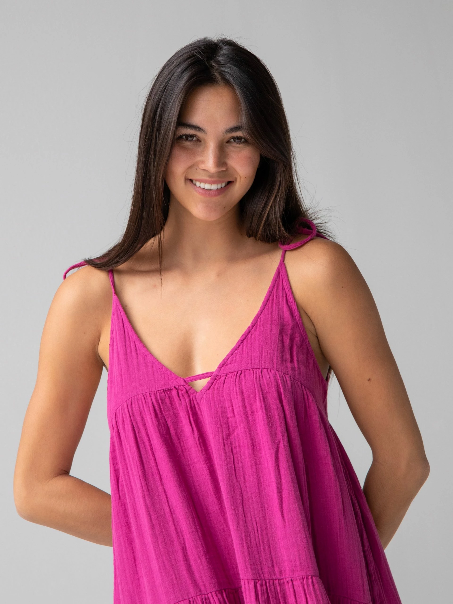 Natural Life Brooklynn Maxi Dress - Magenta 5 Natural Life Brooklynn Maxi Dress - Magenta - Image 3