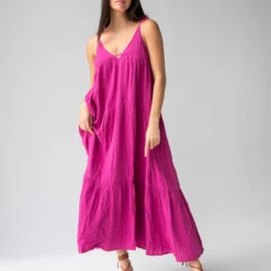 Natural Life Brooklynn Maxi Dress - Magenta 11 Natural Life Brooklynn Maxi Dress - Magenta -Natural Life Shop 1A2A6381 scaled