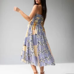 Natural Life Laurel Convertible Skirt - Blue Patchwork -Natural Life Shop 1A2A6648 scaled