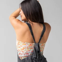 Natural Life Full Boho Bandeau® Headband - Lilac Orange Border