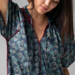 Natural Life Lorelai Midi Dress - Dark Teal Mandala -Natural Life Shop 1A2A6818 20copy scaled