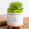 Natural Life Mini Artisan Planter - Mom