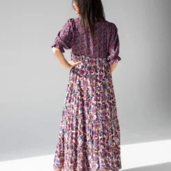 Natural Life Collette Tiered Maxi Dress - Pink Floral Paisley 7 Natural Life Collette Tiered Maxi Dress - Pink Floral Paisley -Natural Life Shop 1A2A7197 scaled