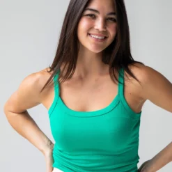 Natural Life The Everyday Layering Tank Top - Kelly Green