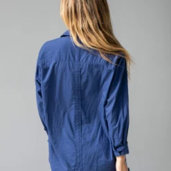 Natural Life Lived In Button Down Shirt - Navy -Natural Life Shop 1A2A7270 scaled