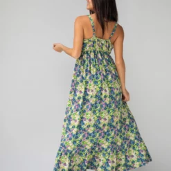 Natural Life Elizabeth Maxi Dress - Green Floral -Natural Life Shop 1A2A7425 scaled