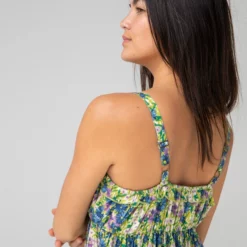 Natural Life Elizabeth Maxi Dress - Green Floral -Natural Life Shop 1A2A7428 scaled