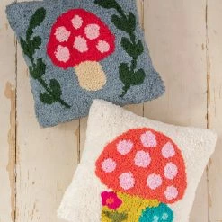 Natural Life Mini Tufted Throw Pillow - Cream Mushroom