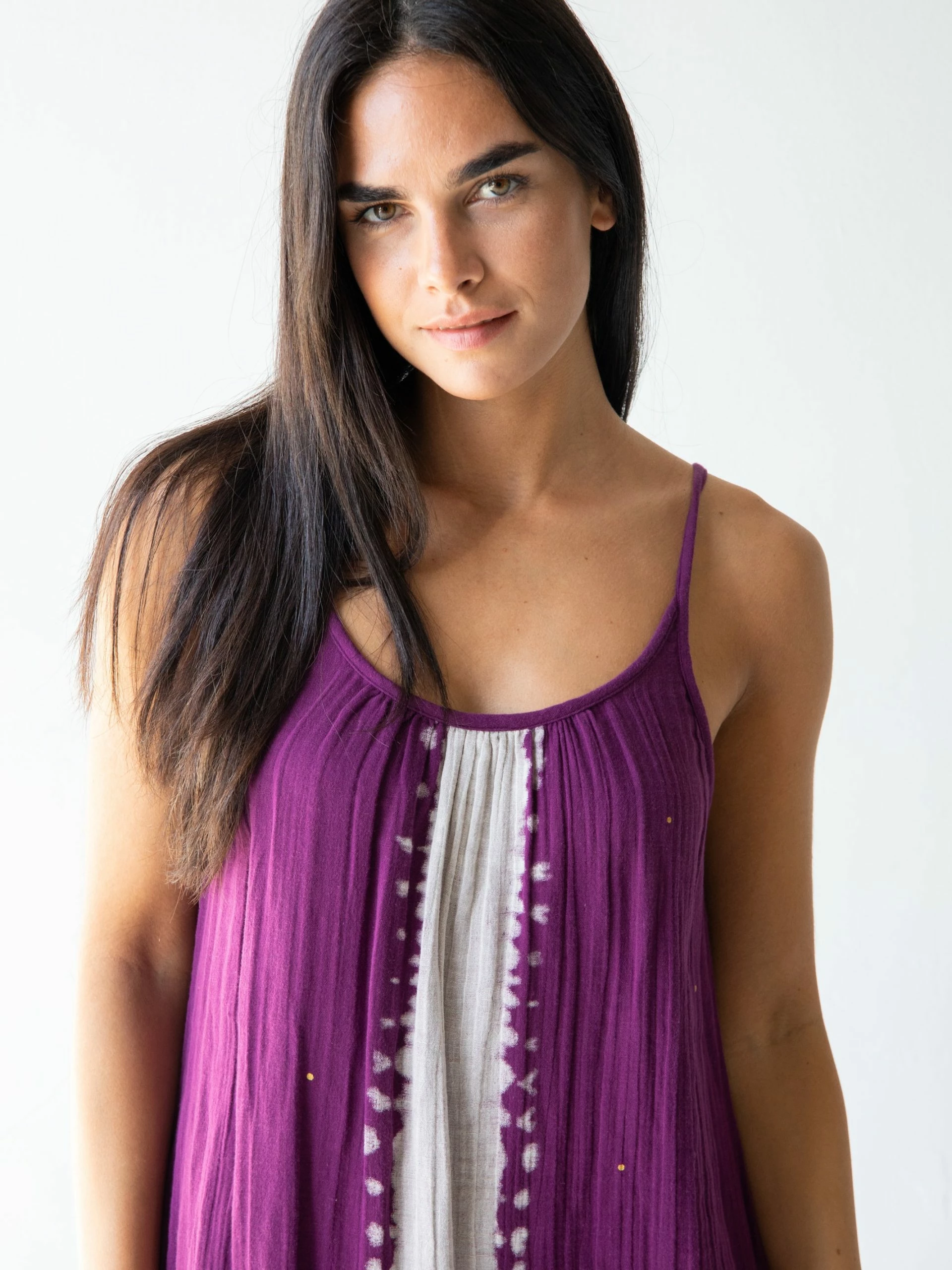 Natural Life Coco Cotton Gauze Cover-Up Dress - Purple Tie-Dye 4 Natural Life Coco Cotton Gauze Cover-Up Dress - Purple Tie-Dye - Image 2