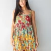 Natural Life Patti Dress - Gold Vintage Floral -Natural Life Shop 1A2A8847 scaled