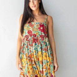 Natural Life Patti Dress - Gold Vintage Floral