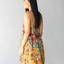 Natural Life Patti Dress - Gold Vintage Floral -Natural Life Shop 1A2A8866 scaled