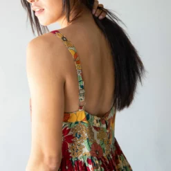 Natural Life Patti Dress - Gold Vintage Floral -Natural Life Shop 1A2A8872 scaled