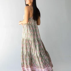 Natural Life Madi Long Slip Dress - Light Green Floral Border 11 Natural Life Madi Long Slip Dress - Light Green Floral Border -Natural Life Shop 1A2A8955 scaled