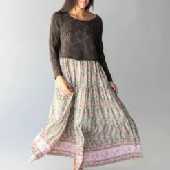 Natural Life Blythe Cropped Summer Sweater - Charcoal 8 Natural Life Blythe Cropped Summer Sweater - Charcoal -Natural Life Shop 1A2A8995 scaled