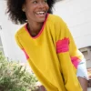 Natural Life Knit Trim Sweatshirt - Mustard -Natural Life Shop 1A2A9122 scaled
