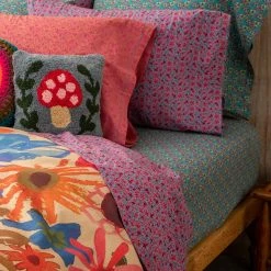 Natural Life Mix & Match Soft Cotton Flat Sheet - Turquoise Halle -Natural Life Shop 1A2A9303 c76985ee 2193 4d10 9a04 b44b15cfad0e scaled