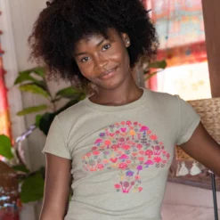 Natural Life Winnie Baby Tee Shirt - Mushrooms