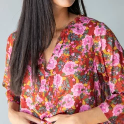 Natural Life Tunic-In-A-Bag - Pink Red Floral 10 Natural Life Tunic-In-A-Bag - Pink Red Floral -Natural Life Shop 1A2A9784 scaled