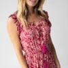 Natural Life Havana Nights Maxi Dress - Cranberry Cream -Natural Life Shop 484A0113 20copy