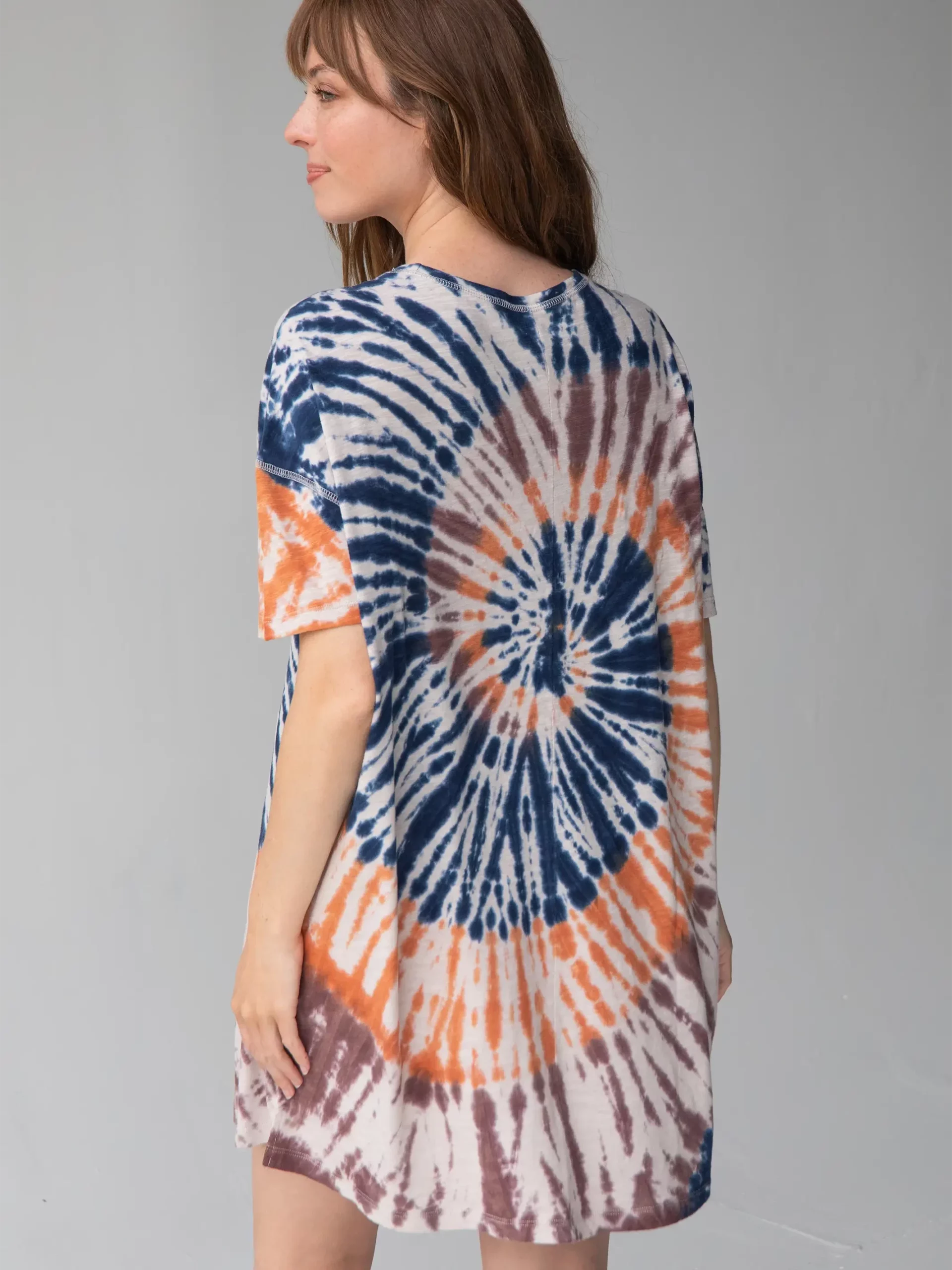 Natural Life Misty Oversized Tee Dress - Tie-Dye 6 Natural Life Misty Oversized Tee Dress - Tie-Dye - Image 4