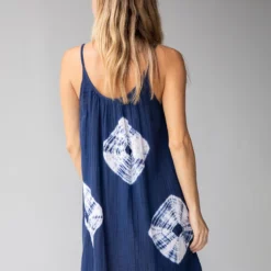Natural Life Coco Cotton Gauze Cover-Up Dress - Indigo Tie-Dye -Natural Life Shop 484A0548 20copy