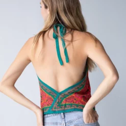 Natural Life Isla Halter Top - Burnt Orange Red Floral 7 Natural Life Isla Halter Top - Burnt Orange Red Floral -Natural Life Shop 484A1302 20copy