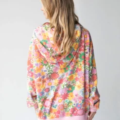 Natural Life Oversized Printed Sweatshirt - Floral -Natural Life Shop 484A1330 20copy scaled
