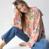 Natural Life Oversized Printed Sweatshirt - Floral -Natural Life Shop 484A1338 20copy scaled